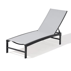 Outdoor Adjustable Chaise Lounge Chair