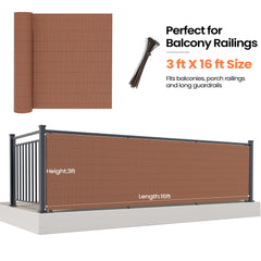 Outdoor PVC Privacy Screen Fence Roll