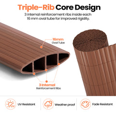 Outdoor PVC Privacy Screen Fence Roll