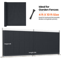 Outdoor PVC Privacy Screen Fence Roll