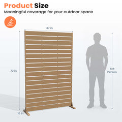 HDPE Outdoor Privacy Screen Fence Panel