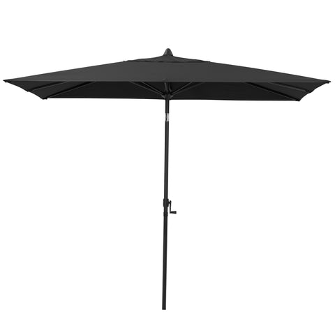 Pellebant Outdoor 9x5 ft Rectangular Market Umbrella Double Top Aluminum Tilt