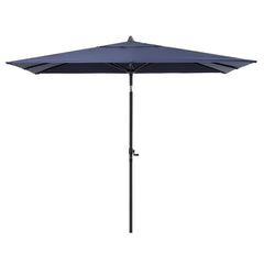 9 x 5 ft. Rectangular Outdoor Aluminum Market Umbrella with Tilt