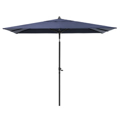 9 x 5 ft. Rectangular Outdoor Aluminum Market Umbrella with Tilt