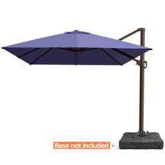 13 x 10 ft. Aluminum Cantilever Patio Umbrella with Crank and Base Options