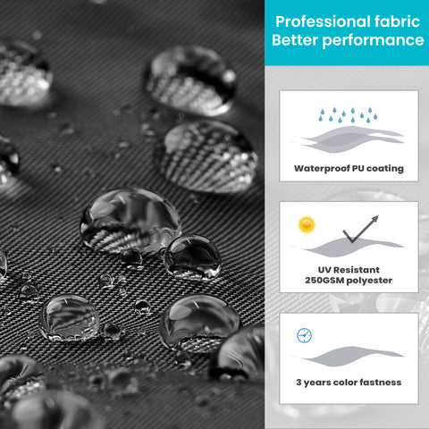 Pellebant 13x10 ft Aluminum Double Top Crank Cantilever Patio Umbrella