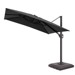 11 x 9 ft. Aluminum Cantilever Patio Umbrella with Crank and Base Options