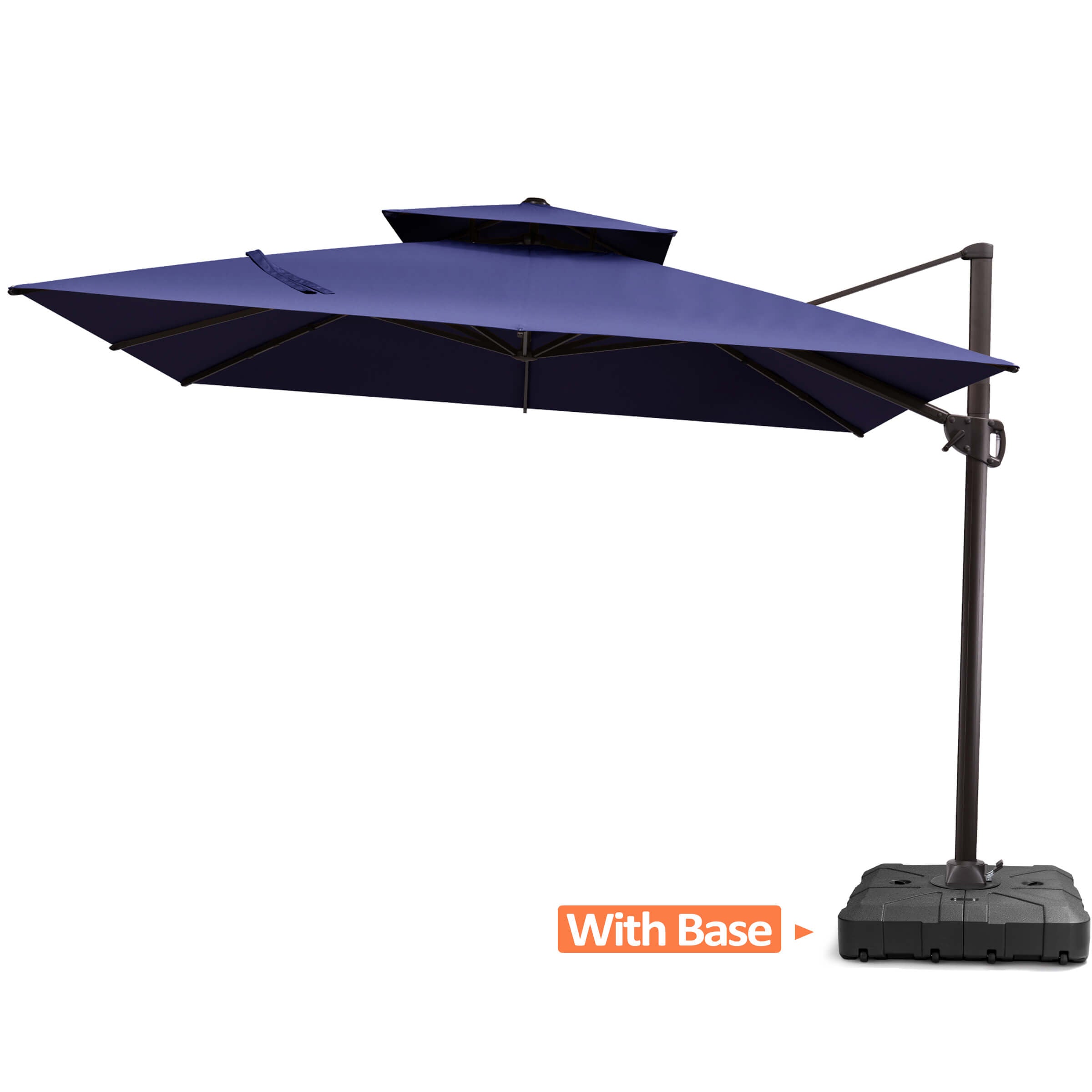 11x11 ft Aluminum Double Top Cantilever Umbrella