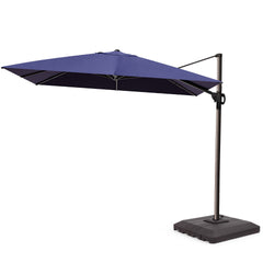 12 x 9 ft. Aluminum Cantilever Patio Umbrella with Crank and Base Options