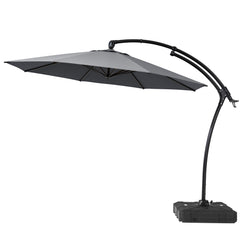11 ft Aluminum Cantilever Patio Umbrella (Base Options)