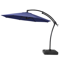 11 ft Aluminum Cantilever Patio Umbrella (Base Options)