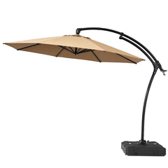 11 ft Aluminum Cantilever Patio Umbrella (Base Options)