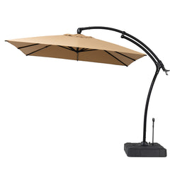 11x9ft Aluminum Cantilever Patio Umbrella (Base Options)