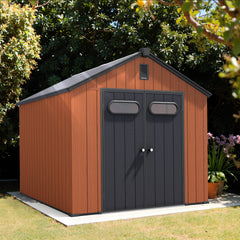 Heavy-Duty Outdoor Storage Shed with Floor and Window