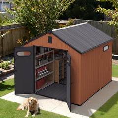 Heavy-Duty Outdoor Storage Shed with Floor and Window