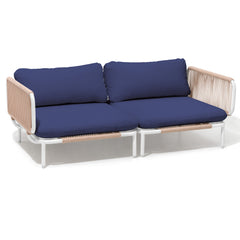 Modular Outdoor Sectional Sofa Conversation Set with Cushions