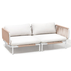 Modular Outdoor Sectional Sofa Conversation Set with Cushions