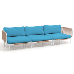 Modular Outdoor Sectional Sofa Conversation Set with Cushions