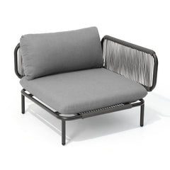 Modular Outdoor Sectional Sofa Conversation Set with Cushions