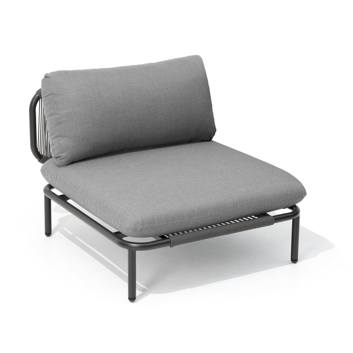 Pellebant Outdoor Sectional Sofa with Cushions, Modular Patio Conversation Set