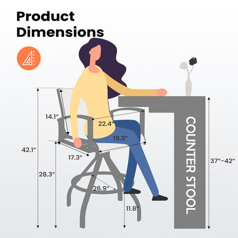 Pellebant 28.3" Aluminum Outdoor Swivel Bar Stools With Sunbrella Fabric (Set of 2)