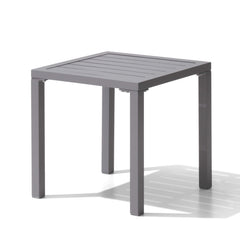 16 in. Square Aluminum Outdoor Side Table