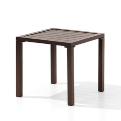 16 in. Square Aluminum Outdoor Side Table
