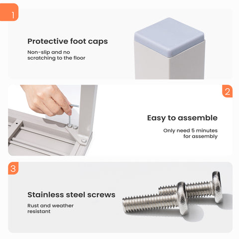 Pellebant 16 in. Aluminum Square Outdoor Side Table