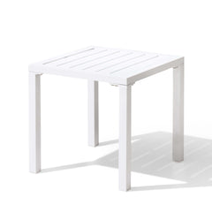 16 in. Square Aluminum Outdoor Side Table
