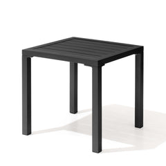 16 in. Square Aluminum Outdoor Side Table