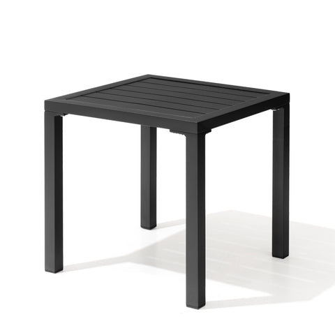 Pellebant Aluminum Square Side Table Small Patio Coffee Bistro