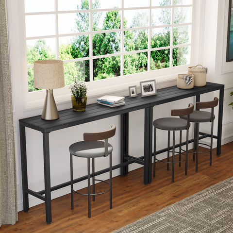 Pellebant 55 in. Rectangle Outdoor Bar Table