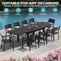 Aluminum Outdoor Patio Dining Table