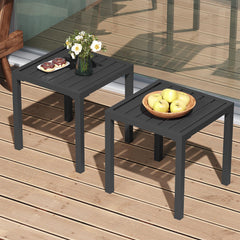 16 in. Square Outdoor Side Table