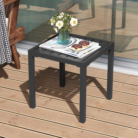 Pellebant 16 in. Square Outdoor Side Table