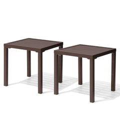 16 in. Square Outdoor Side Table