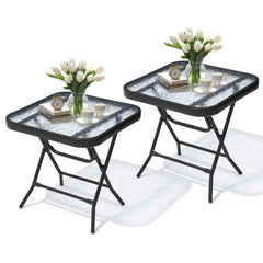 Square Outdoor Folding Side Table