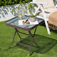 Square Outdoor Folding Side Table