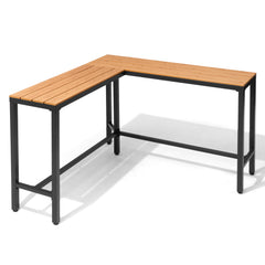 55.12 x 55.12 in. Square Outdoor Patio Bar Table