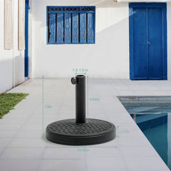 Pellebant 30lbs Heavy Duty Patio Market Umbrella Base