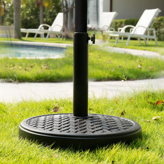 Pellebant 30/45lbs Heavy Duty Patio Market Umbrella Base