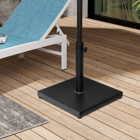 Crestlive Products 55 lbs. Cement Patio Umbrella Base in Black