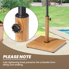 Pellebant 40/55 lbs. Steel Market Umbrella Base Cement Filling