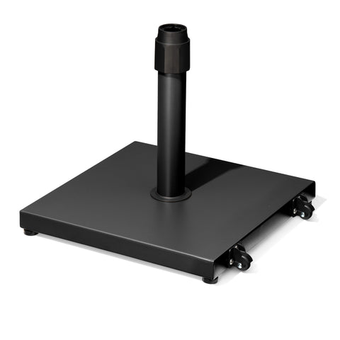 Pellebant 45lbs Steel Market Umbrella Base Cement Filling with Wheels