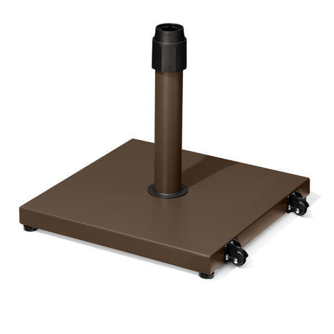 Pellebant 45lbs Steel Market Umbrella Base Cement Filling with Wheels