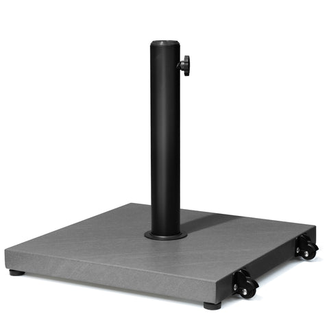 Pellebant Patio Umbrella Base Outdoor Umbrella Stand with Wheels