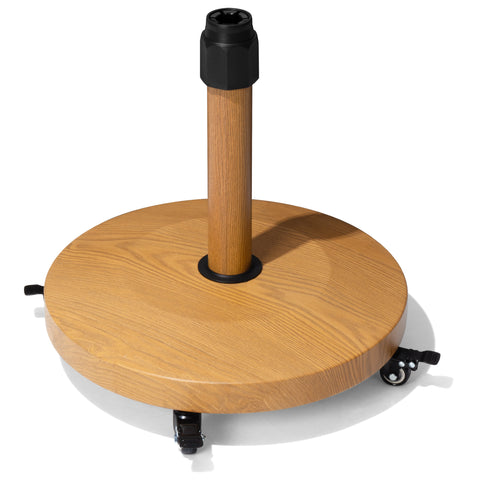 Pellebant 40 Lbs Market Umbrella Base With Wheels
