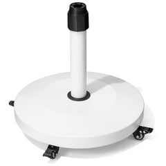 Pellebant 55 lb. Metal Cement Patio Umbrella Base with Wheels