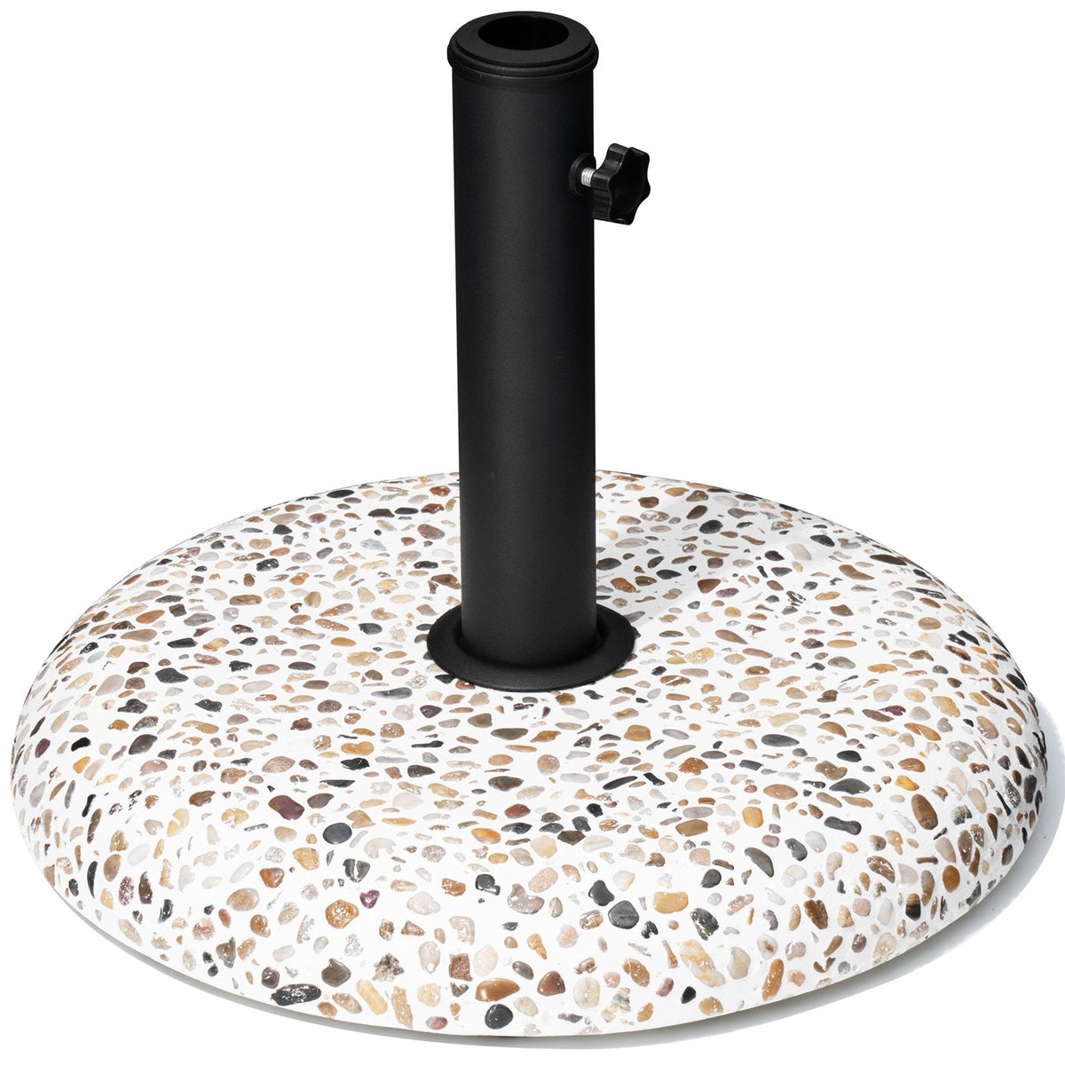 Pellebant Heavy Duty Round Base Stand for Outdoor Patio Market Umbrella